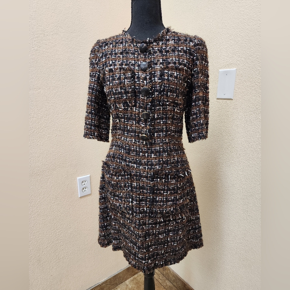 Tweed Mini Dress - Dolce & Gabbana
